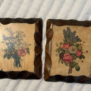 Vintage Botanicals on Solid Wood